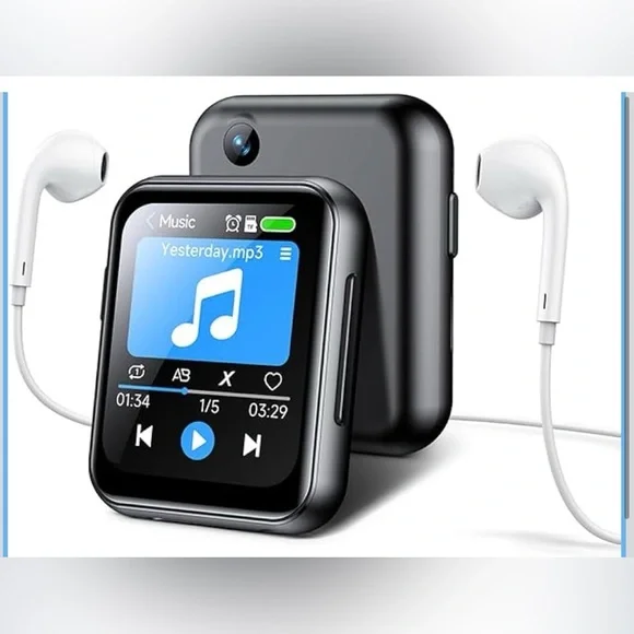 MP3 Player with 128GB TF Card, Bluetooth 5.4 Lossless Sound Audio Player - Picture 1 of 5